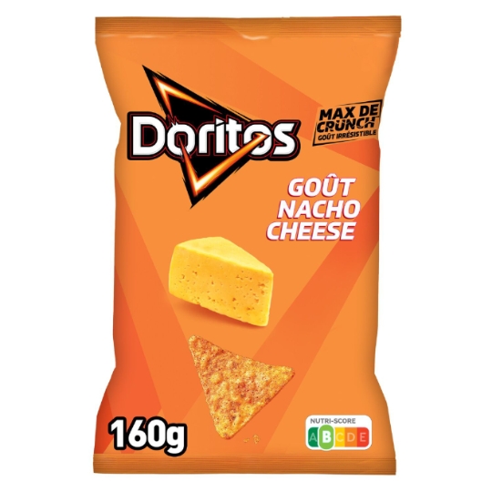 Chips tortilla goût Nacho Cheese Fromage DORITOS