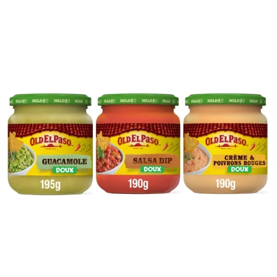 Sauce Trio Salsa, Poivrons Rouges & Guacamole OLD EL PASO