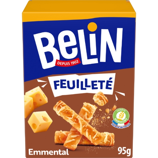 Biscuits Apéritifs Crackers Feuilletés Emmental BELIN