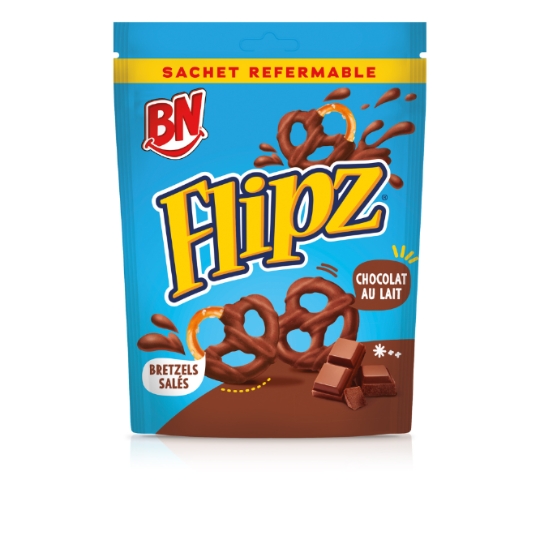 Bretzels salés au chocolat au lait BN