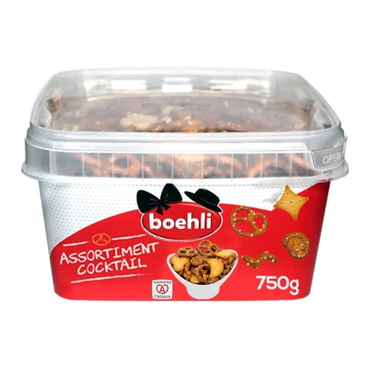 Biscuits apéritifs assortiment Cocktail BOEHLI