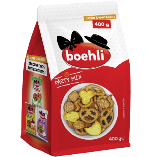 Snack party mix bretzels BOEHLI