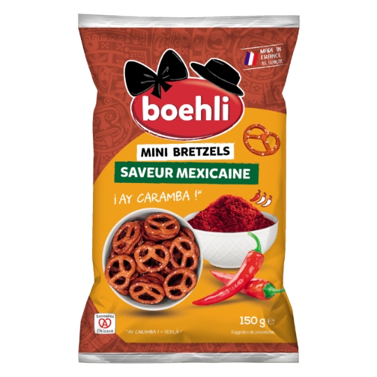 Mini Bretzels Saveur Mexicaine BOEHLI