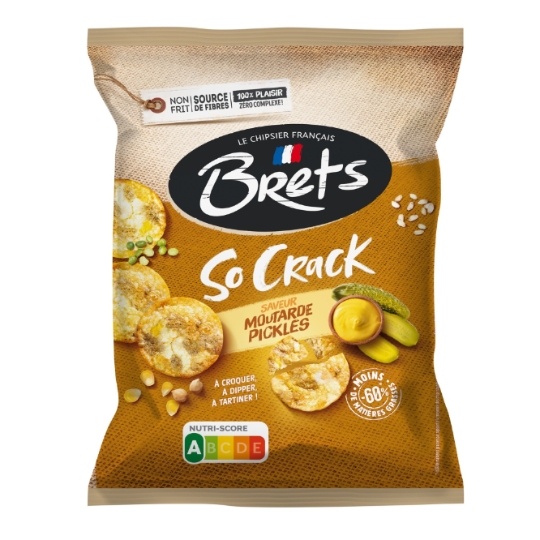 Biscuit salé so crack moutarde pickles BRETS