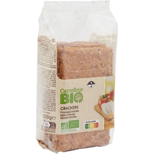 Crackers Fromage et Tomate Bio CARREFOUR BIO