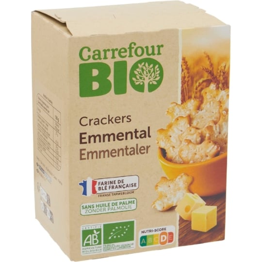 Crackers emmental CARREFOUR BIO