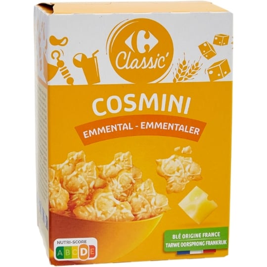 Biscuits Apéritifs Crackers Emmental CARREFOUR CLASSIC'