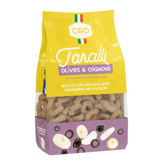 Biscuits Taralli Olives & Oignons CIRO