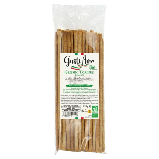 Grissini au romarin bio GUSTI AMO BIO