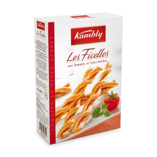 Biscuits apéritifs ficelles tomates  KAMBLY