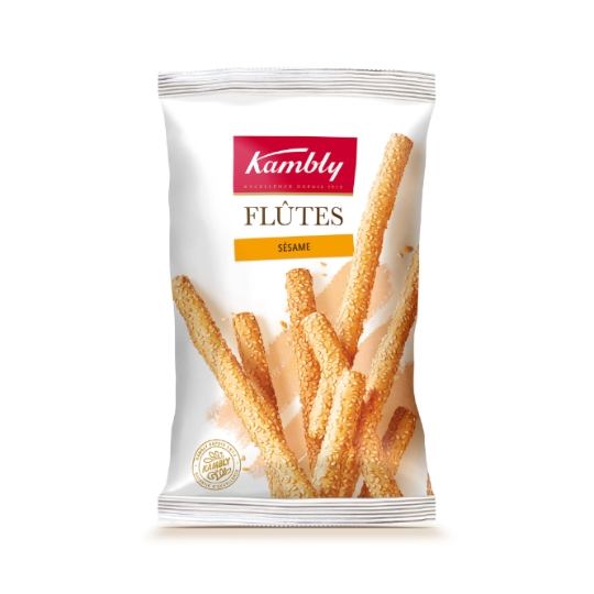 Biscuits Apéritifs Flûtes Sésame KAMBLY