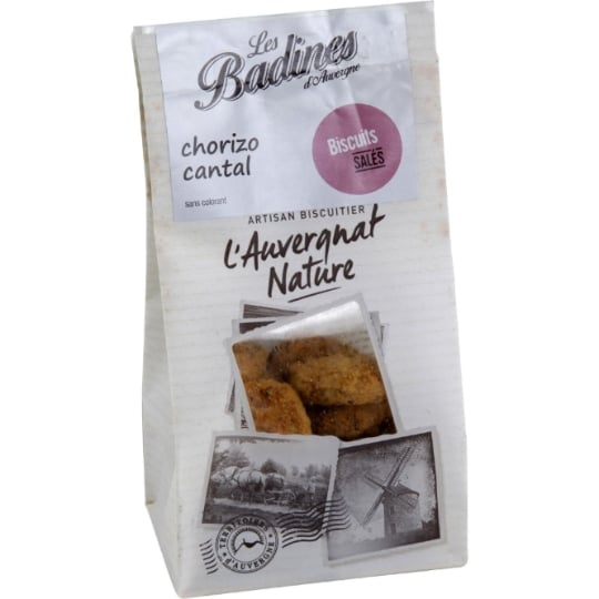 Biscuits chorizo cantal L'AUVERGNAT NATURE