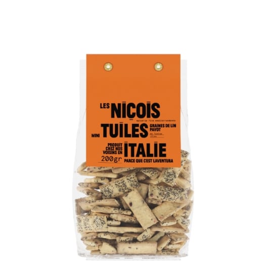 Mini tuiles lin et pavot LES NICOIS