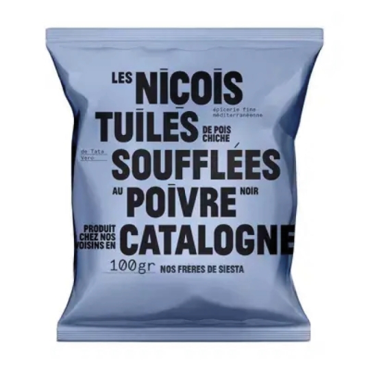Tuiles De Pois Chiche Soufflées au Poivre LES NICOIS