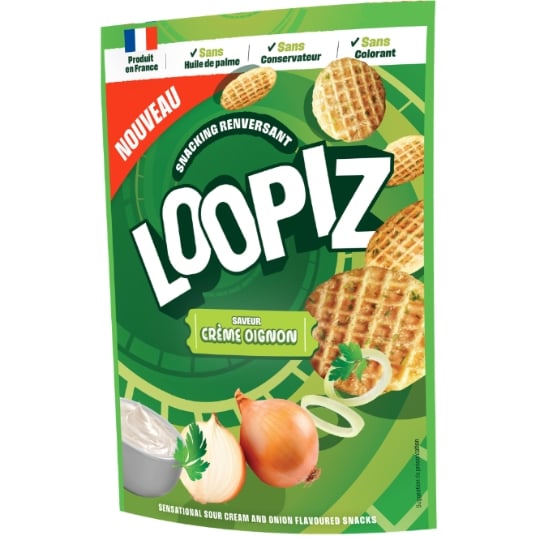Biscuits Apéritifs à l'Oignon LOOPIZ