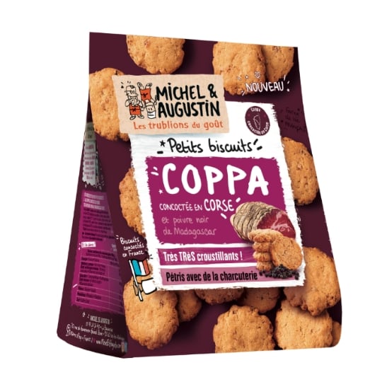 Biscuits Apéritifs Coppa et Poivre Noir MICHEL ET AUGUSTIN