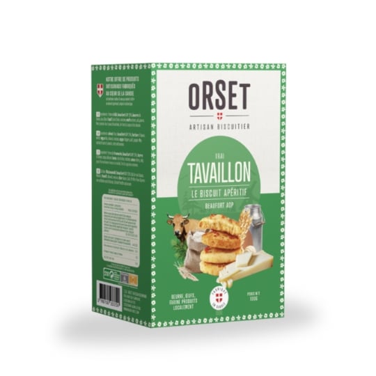 Biscuits apéritifs tavaillon Beaufort ORSET ARTISAN BISCUITIER