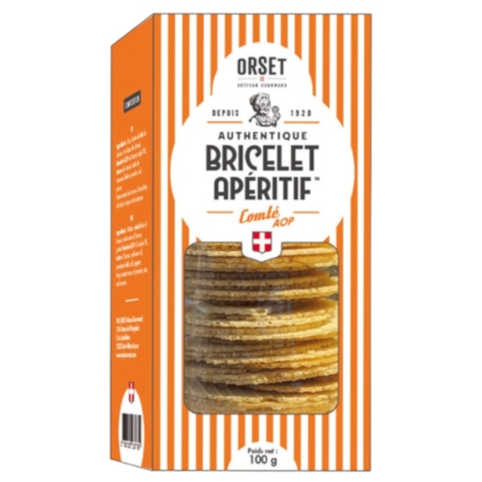 Biscuit Bricelet Apéritif au Comté AOP ORSET ARTISAN GOURMAND