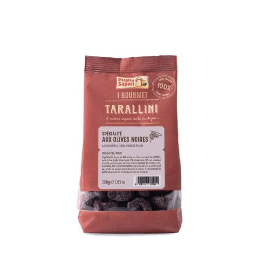 Biscuit aux olives noires PUGLIA SAPORI