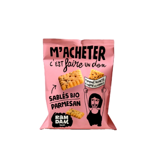 Sablés Bio Parmesan AOP RAMDAM SOCIAL