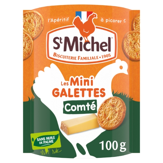 Biscuits Apéritifs Mini Galettes Comté AOP ST MICHEL