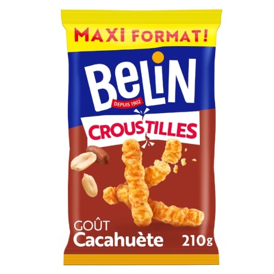Biscuits apéritifs goût cacahuètes Croustilles BELIN