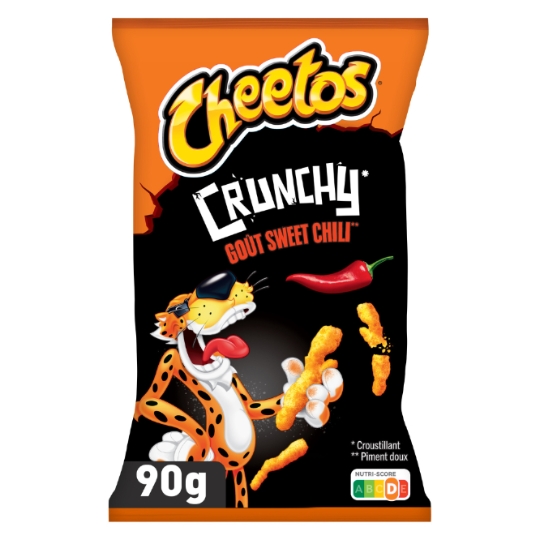 Biscuits Apéritifs Soufflés au Fromage et Piment Doux Crunchy CHEETOS