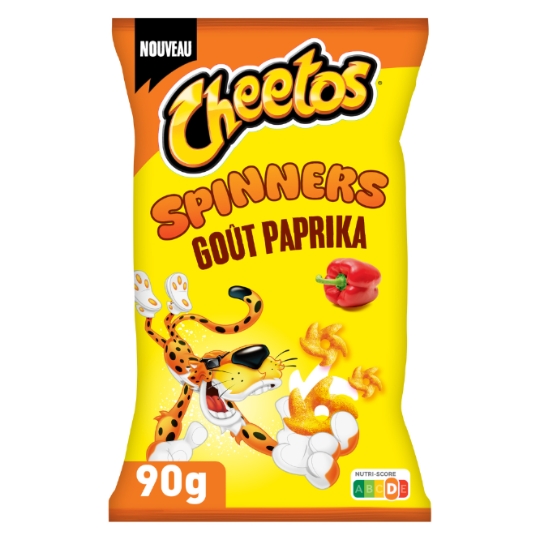 Chips Spinners Goût Paprika CHEETOS
