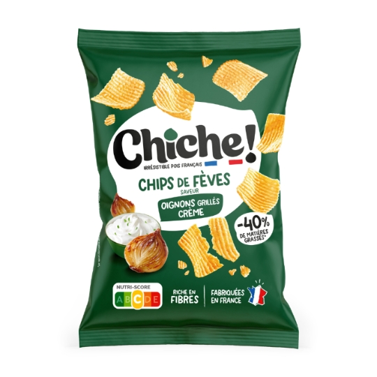 Chips De Fèves saveur Oignons Grillés et Crème CHICHE