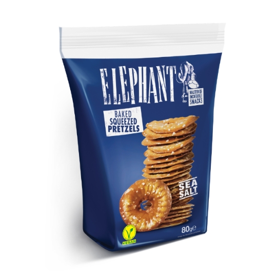 Bretzels Pressés Sel de Mer Vegan ELEPHANT