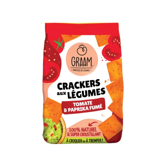 Crackers tomate et paprika fumé GRAAM