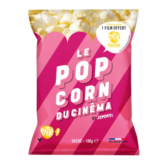 Popcorn Sucré Cinéma Pathé JIMMYS