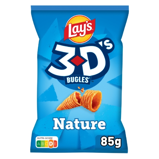 Biscuits apéritifs goût Nature LAY'S 3D