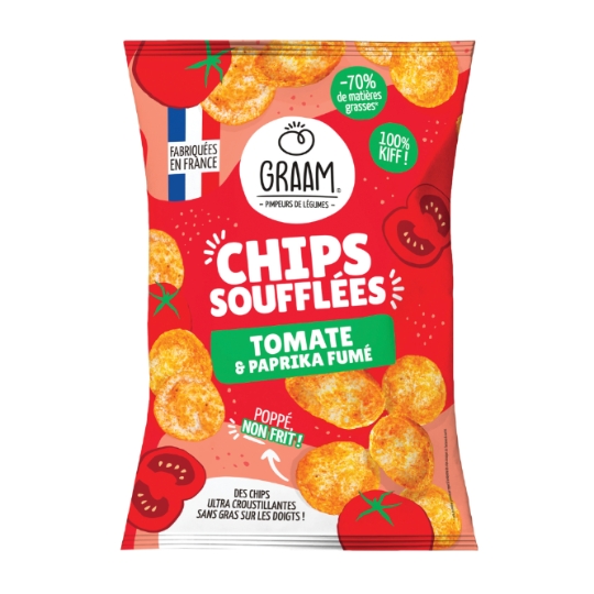 Chips soufflées tomate et paprika MANNI'S KITCHEN