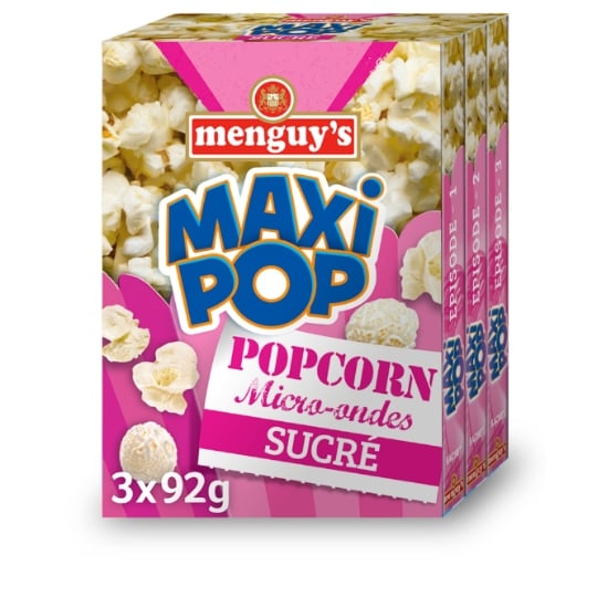 Pop-Corn Sucré Micro-Ondes MENGUY'S