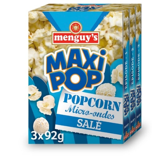 Pop-Corn Salé Micro-Ondes MENGUY'S