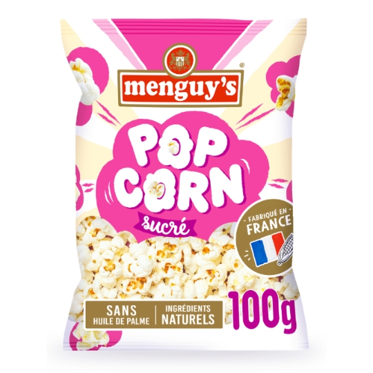 Pop corn éclaté sucré MENGUY'S