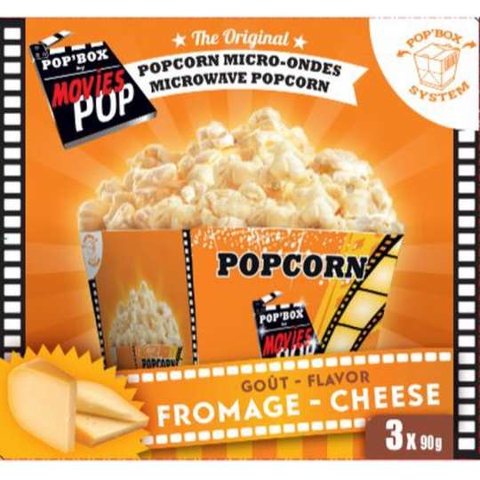 Popcorn Goût Fromage MOVIES POP