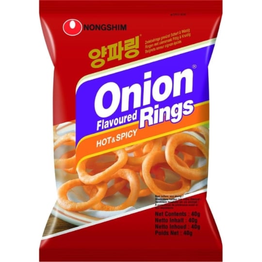 Biscuits salé onion rings épicés NONGSHIM