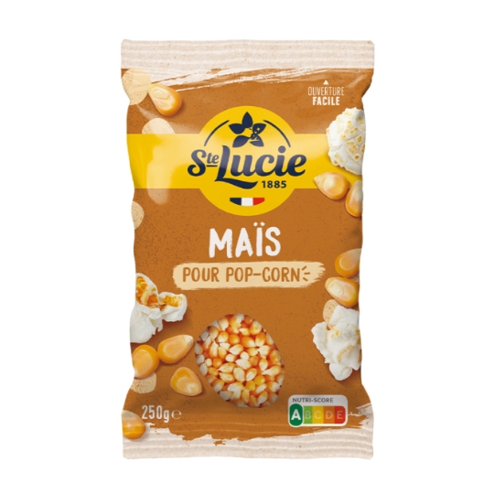 Maïs dorés pour popcorn 100% naturel SAINTE LUCIE