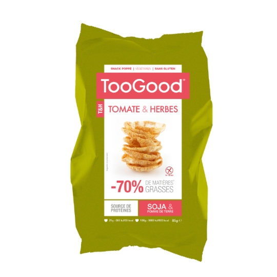 Biscuits apéritifs Snack Poppé tomates herbes TOOGOOD