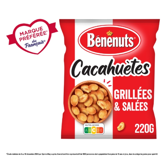 Cacahuètes grillées et salées BENENUTS