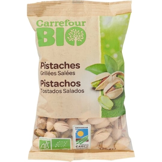 Pistaches  grillées salées Bio CARREFOUR BIO