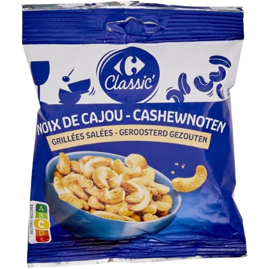Noix de Cajou Grillées et Salées CARREFOUR CLASSIC'