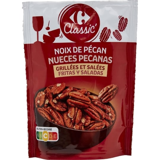 Noix de Pécan grillés salées CARREFOUR CLASSIC'