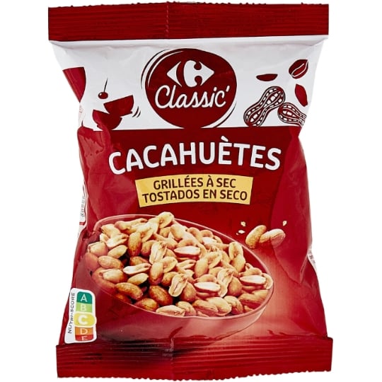 Cacahuètes Grillées à Sec CARREFOUR CLASSIC'