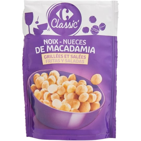 Noix de macadamia grillées salées CARREFOUR CLASSIC'