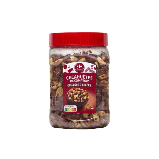Cacahuètes grillées et salées CARREFOUR CLASSIC'