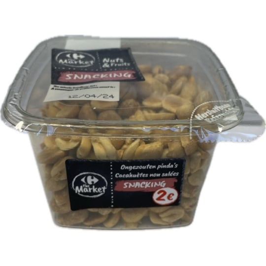 Cacahuète non salées CARREFOUR LE MARCHE
