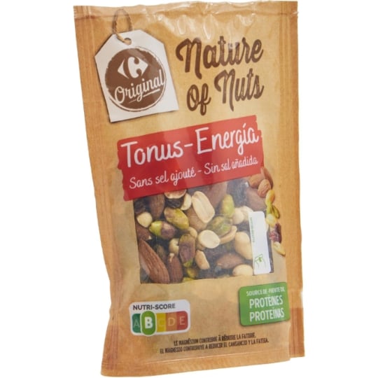 Mélange cacahuètes amandes, pistaches cacahuètes amandes, pistaches CARREFOUR ORIGINAL